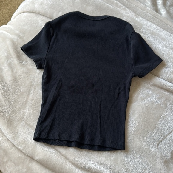 Abercrombie ribbed cropped t shirt - Picture 3 of 3